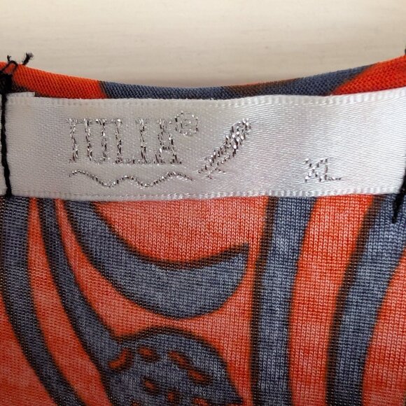 Julia‎ Silk Blend Maxi Dress Womens Size XL w/ Drawstring Empire Waist EUC - Picture 5 of 9